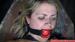 Bound Woman Caned By Black Master