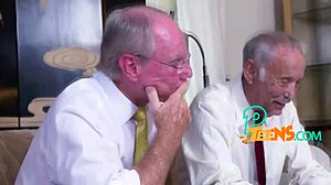 kinky grandpa banging lovely teen 18+ in doggystyle