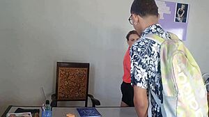 fui parar na diretoria da escola e fui punido pela diretora safada