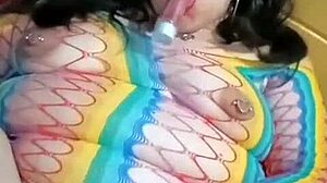 favorite chubby latina prostitute shows her body