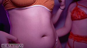 2 big ass horny sluts take thick bbc and facial