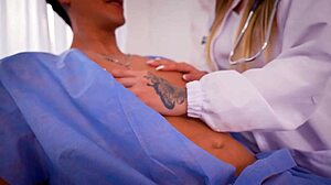 doctor mollysmithx cures the erectile dysfunction of her patient with a huge cock