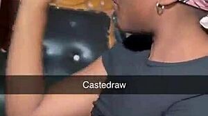 Pretty Naija Babe Sucking Huge Cock