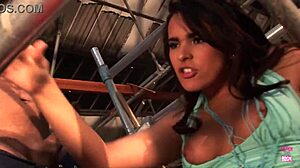 This one beautiful girl with a big ass got a great drilling by two guys