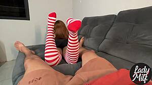 I Seduced Him With My New Socks Until He Wanted To Fuck