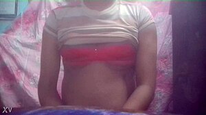 mithi shows off her sexy curves teasing on cam