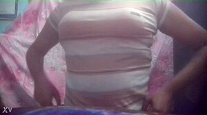 mithi shows off her sexy curves teasing on cam