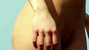 Two petite beauties strip outdoors to expose naked figures