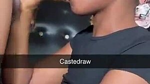 Pretty Naija Babe Sucking Huge Cock