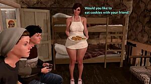 animated family fantasy shemale and step-son seduced a guy