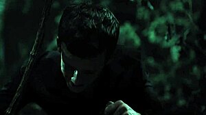 asian slut gets used like fuckdoll in woods