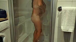 tanned stepsister in sharm el sheikh hotel bathroom