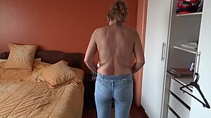 stepmother woke up excited. she begged me to fuck her hard