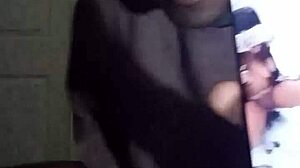 Ebony enjoys outdoor snowy weather sex for free
