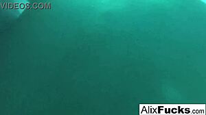 Underwater hidden camera lesbian fun with alix and jenna