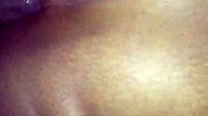 Wet creamy ebony bbw anal