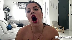 Curvy Latina Milf Farts Wet Chocolate