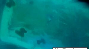 Underwater hidden camera lesbian fun with alix and jenna