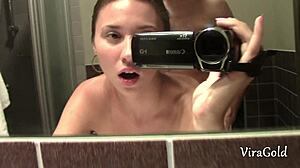 Home Sex In The Toilet And Creampie