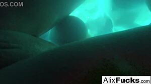 Underwater hidden camera lesbian fun with alix and jenna