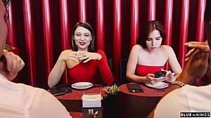 Couples Dinner Turns Into Wild Interracial Foursome With Talia Mint