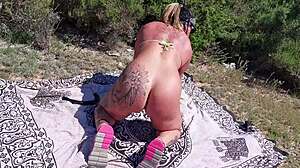 a good bitch fucked hard on the beach