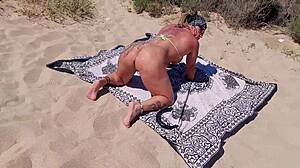 a good bitch fucked hard on the beach