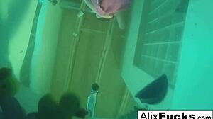 Underwater hidden camera lesbian fun with alix and jenna