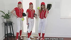 pov home run foursome with baseball besties