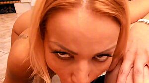 fuck with hot blonde porn star cherry kiss in kitchen