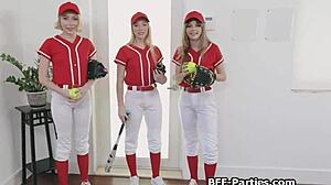 pov home run foursome with baseball besties