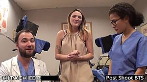 human guinea pig gets mandatory hitachi orgasms from nurse alexandria riley