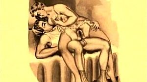 Vintage erotic art