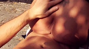 Hot Risky Public Sex In The Park Brunette Latina