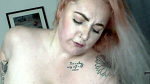 Tatted bbw bambi beauty fucks her elders hard
