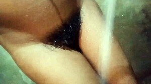 newly married pregnant bhabhi enjoys her self while bathing