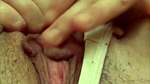 italian big tits milf shows hot solo pussy close up