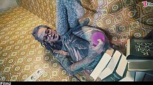 anal gapes and piss on books