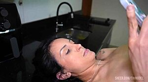 food fetish and soles licking before the fuck
