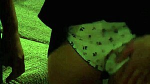 Checking slaves tight butts with spanking