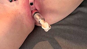 Frisky gal charlee chaste pleasures her pussy and ass simultaneously