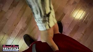 cute kinky brunette kylie gets her pussy fucked and a tasty creampie