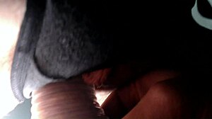 Huge tits girl sucks black cock