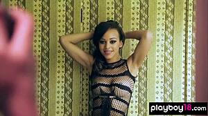 Extra small 18+ latina jessica burciaga with big boobs teasing in sexy lingerie