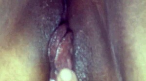 Raw Horny Latina Shows Shaved Juicy Pussy Close Up