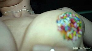 food fetish and soles licking before the fuck