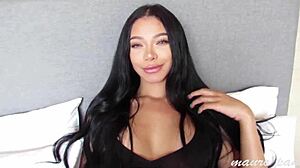 Hot brunette latina rebecacors visits my apartment