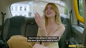 Big tits brazilian babe gets wild taxi ride