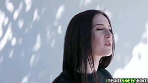Paige owens sucks his cock then rides