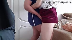 Two married girlfriends cheat with titty and pussy rubbing